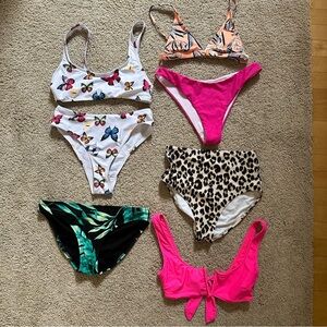 7pc swimsuit bikini lot